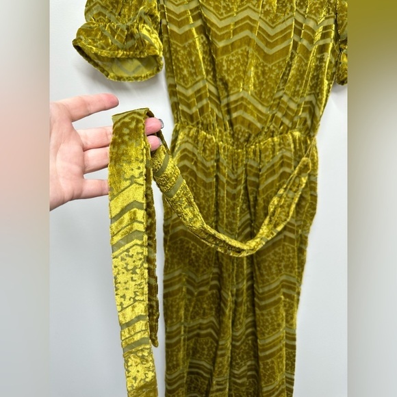 Adelyn Rae Willow Velvet Burnout Open Back Jumpsuit Size XS NWT - Picture 8 of 13